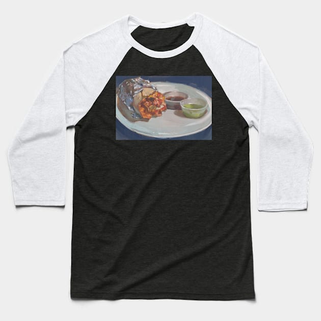 Burrito Baseball T-Shirt by TheMainloop